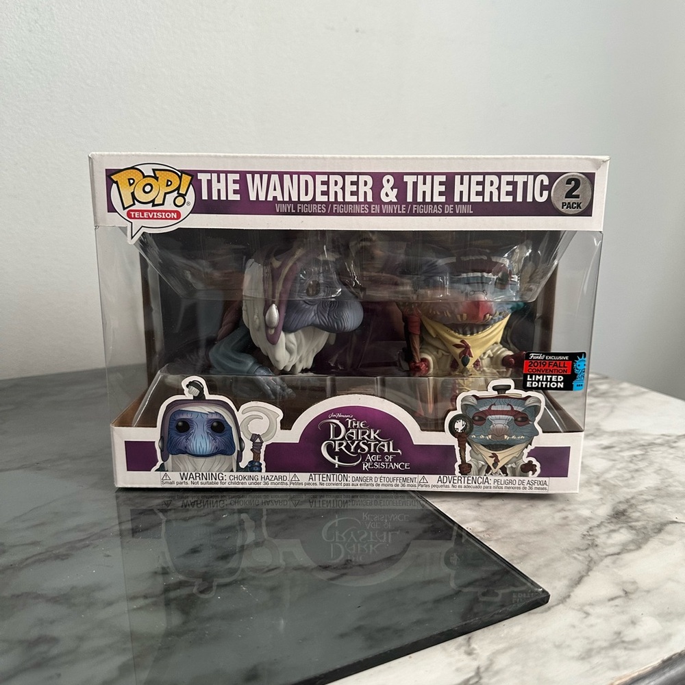 Funko The Dark Crystal Pop! Vinyl Figures 2-Pack - Purple and White